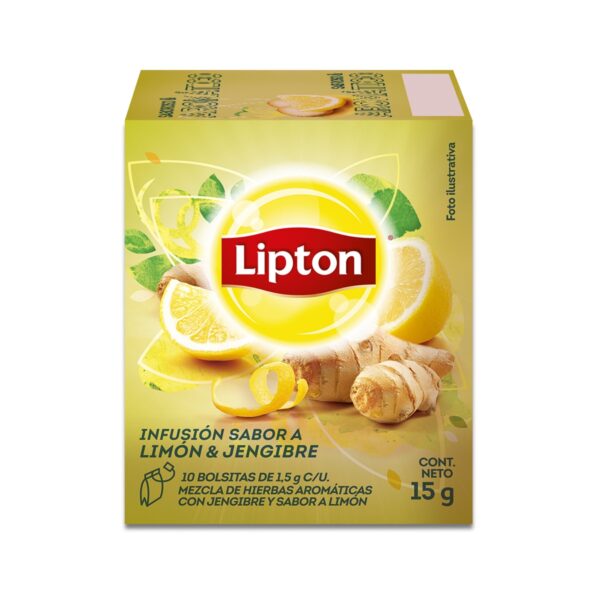 LIPTON TE INFS LIMON Y JENGIBRE 12X10BLS
