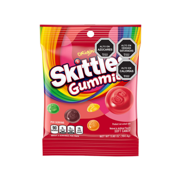Caramelos Skittles Gummies Original 164 gr