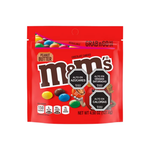 Chocolate M&M Con Mantequilla de Maní 127 gr
