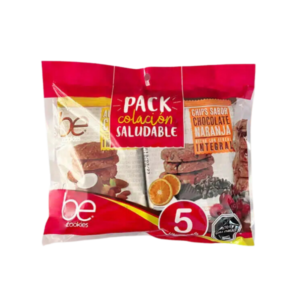 Be Cookies Pack colación 5 unidades 40 grs.