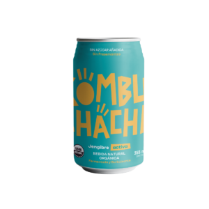Kombuchacha Jengibre ACTIVA Lata 355ml.