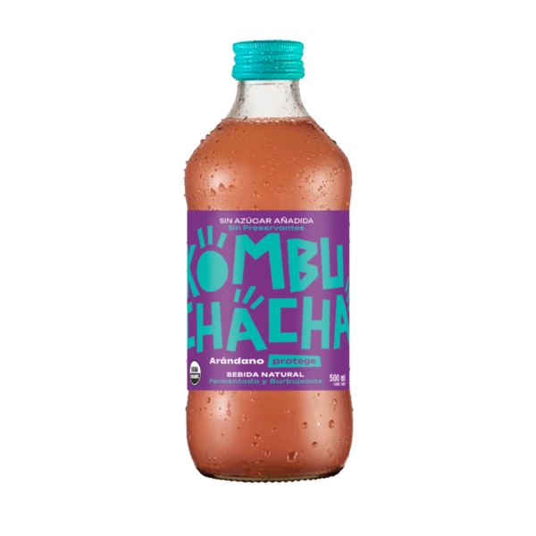 Kombuchacha Arándano PROTEGE Botella 500ml.